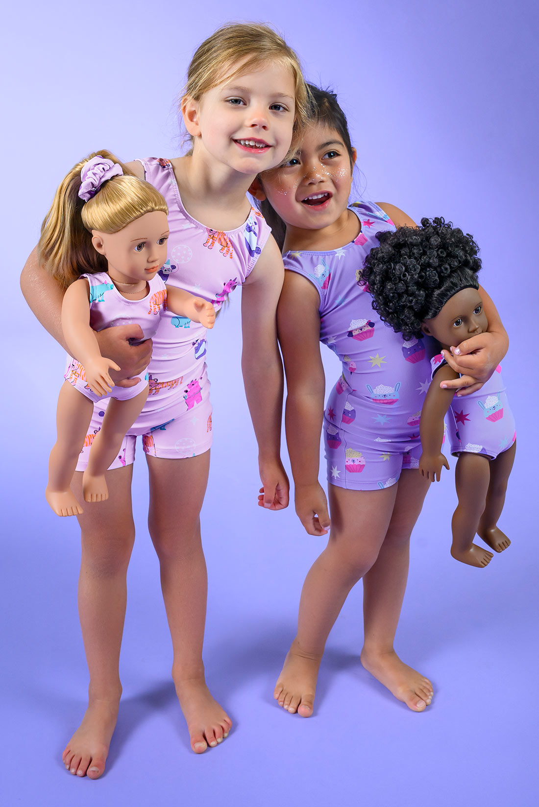 Animal themed gymanstics outfits for toddlers by Destira, 2025