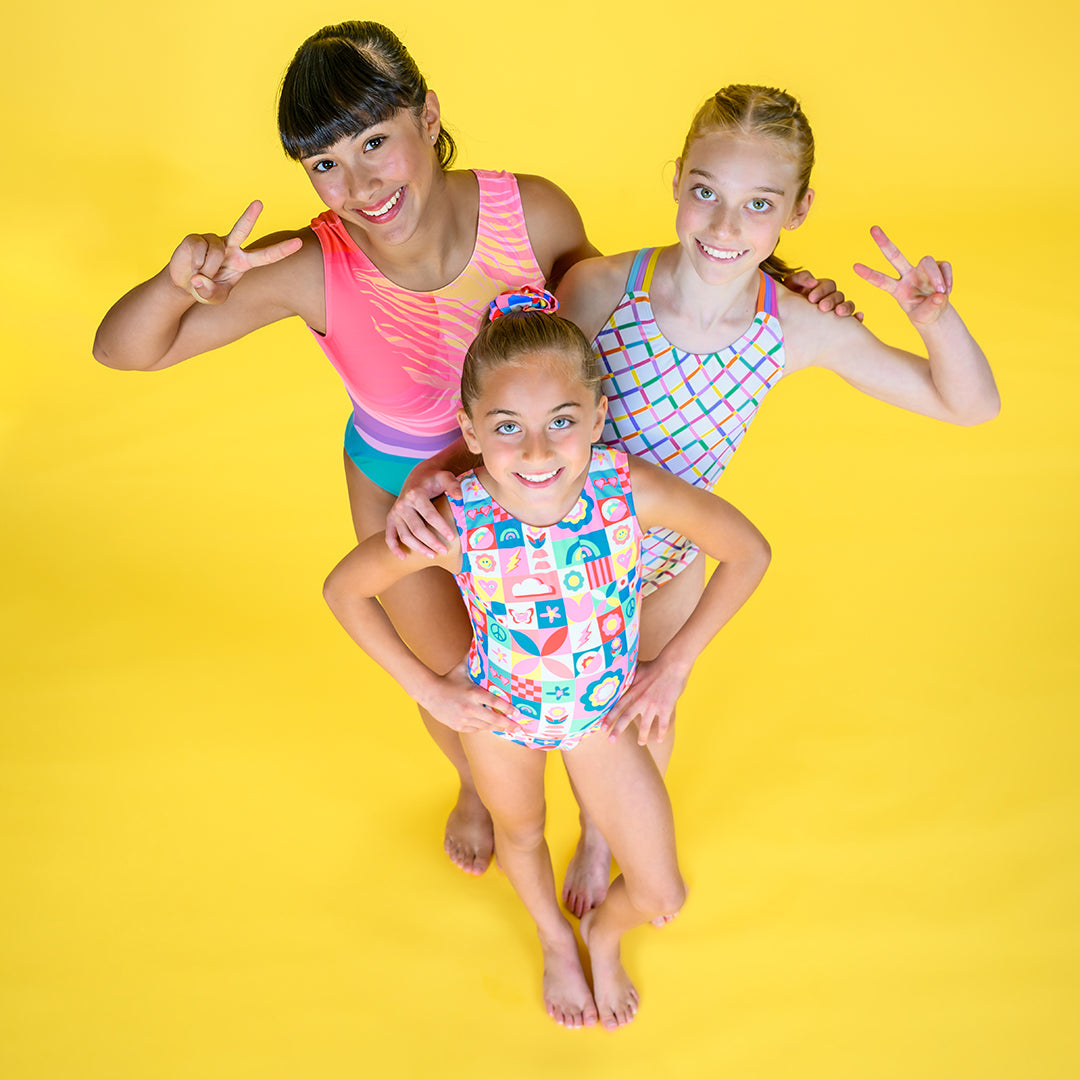 Colorful Gymnastics Leotards for Girls, Destira 2024.