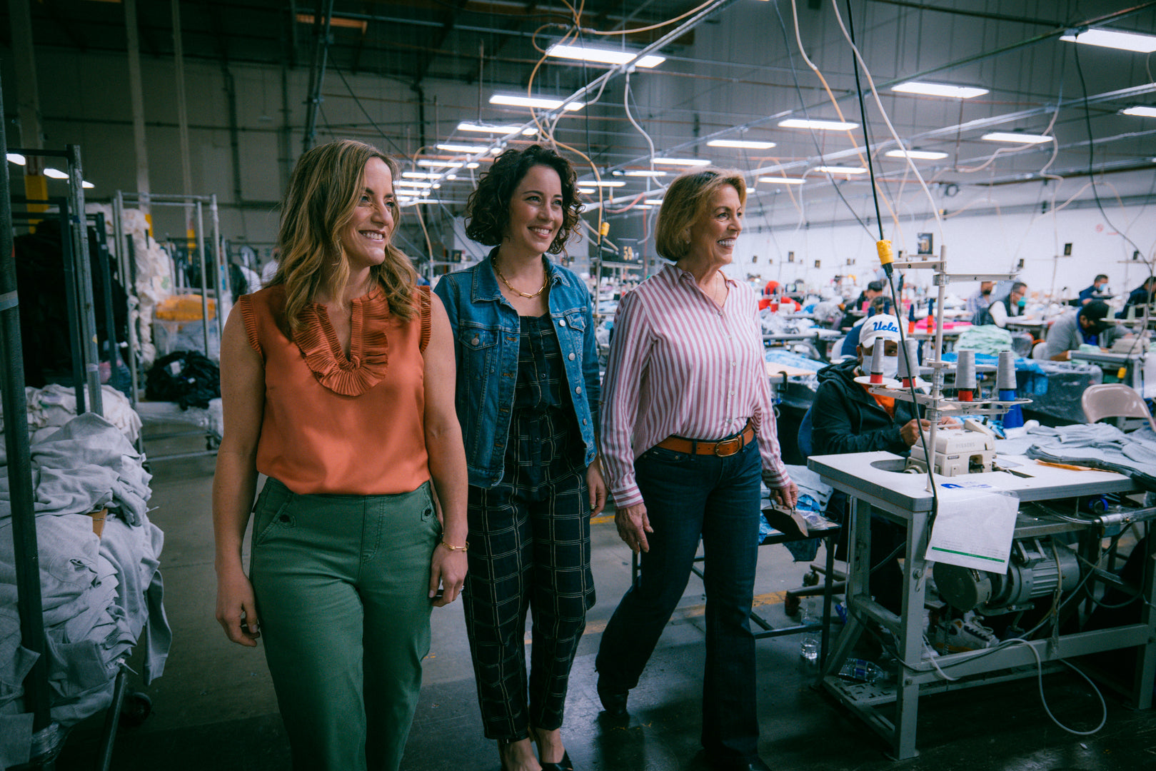 Destira owners walking through the factory, 2025