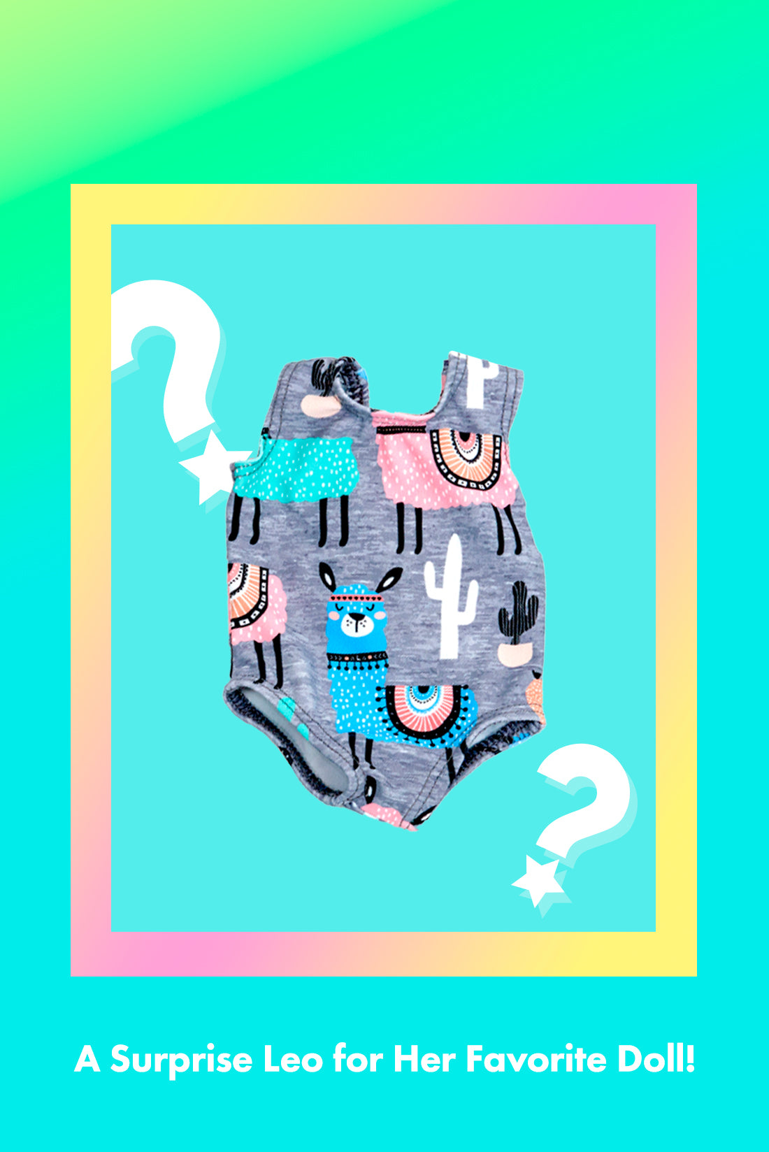 Mystery doll leotard for girls by Destira, 2025