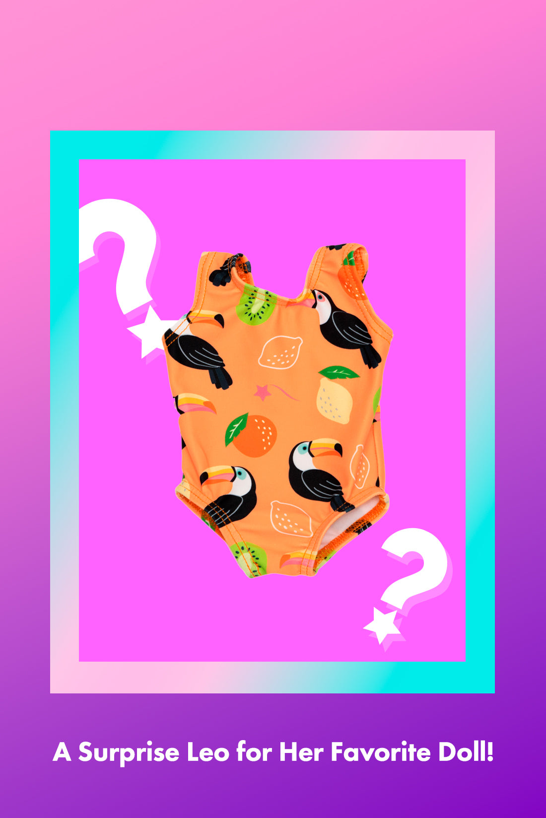 Surprise gymnastics outfit for American Girl dolls by Destira, 2026