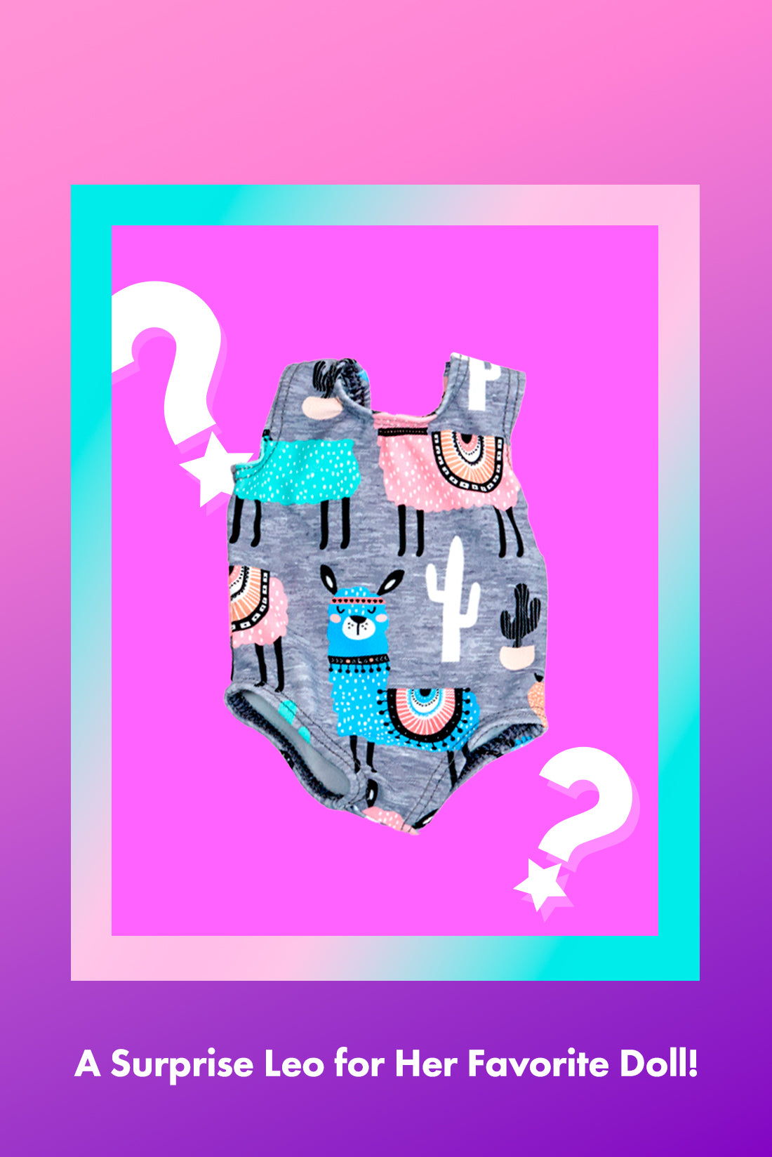 Mystery doll leotard for girls by Destira, 2026