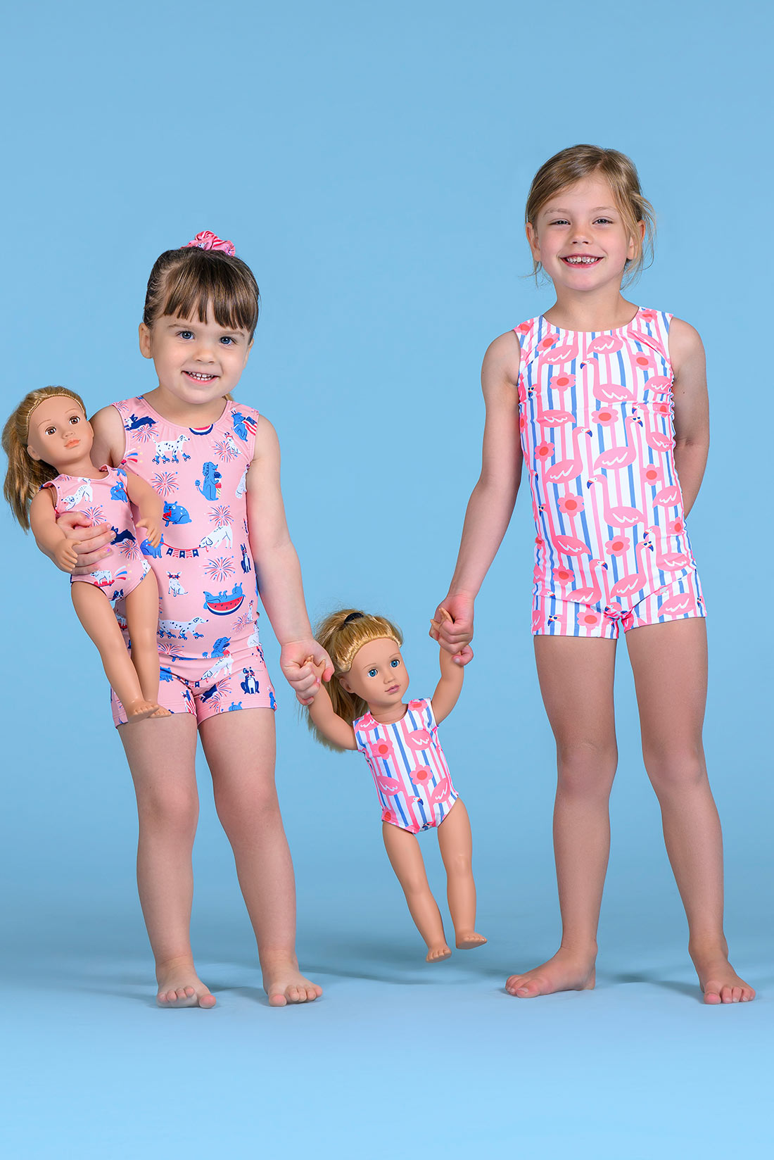 Sweet patriotic gymnastics outfits for girls by Destira, 2026
