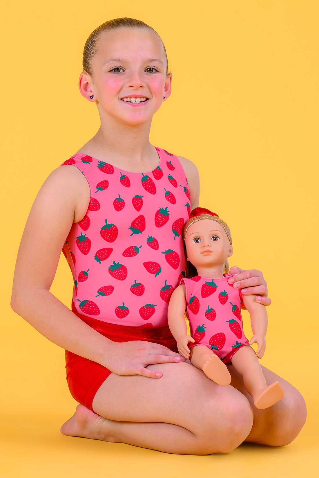 Fun strawberry print gift set by Destira, 2025