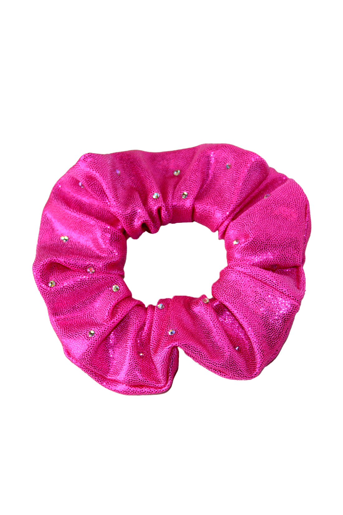 Pink mystique sparkle hair scrunchie
