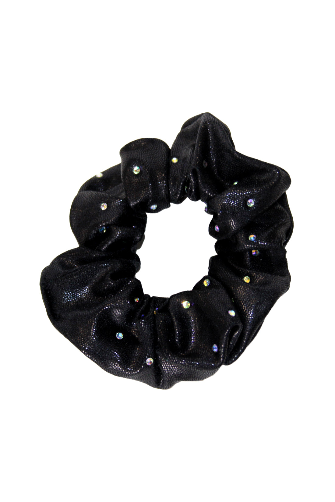 Black mystique sparkle hair scrunchie