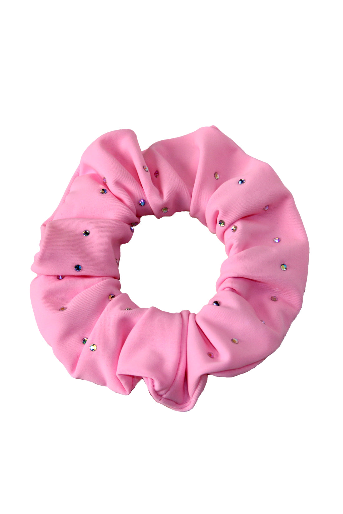 Pink sparkle hair scrunchie