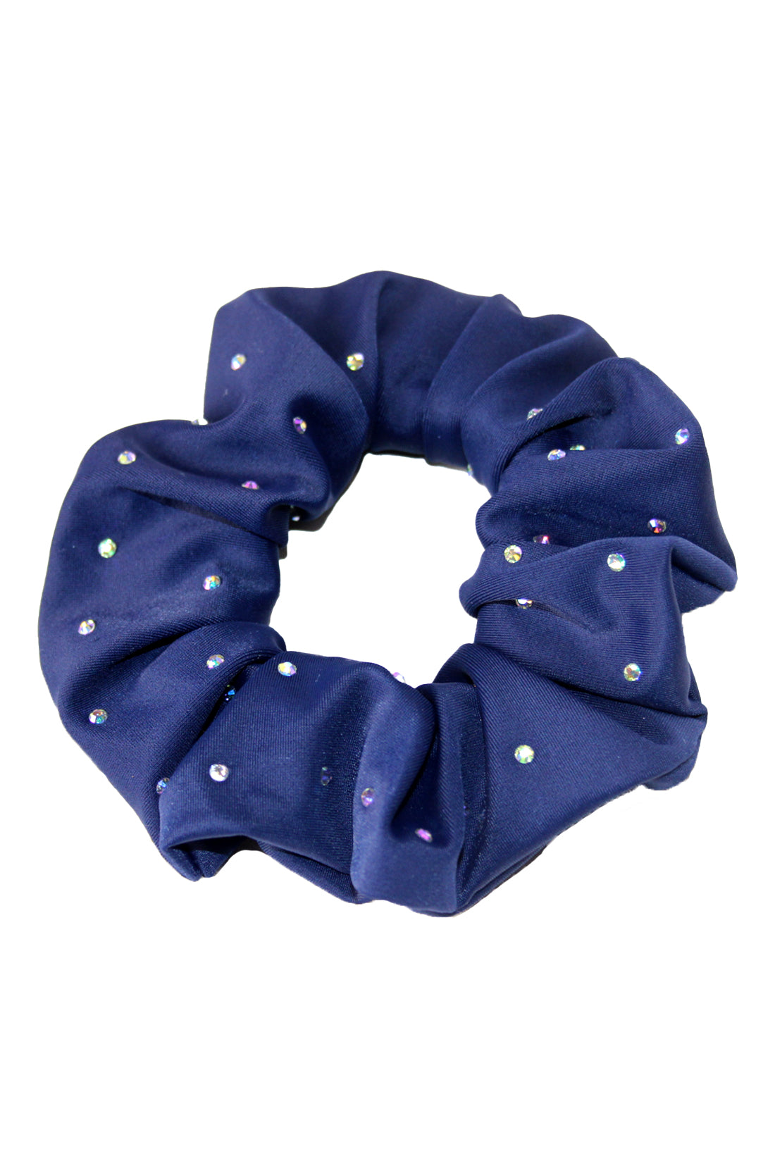 Blue sparkle hair scrunchie