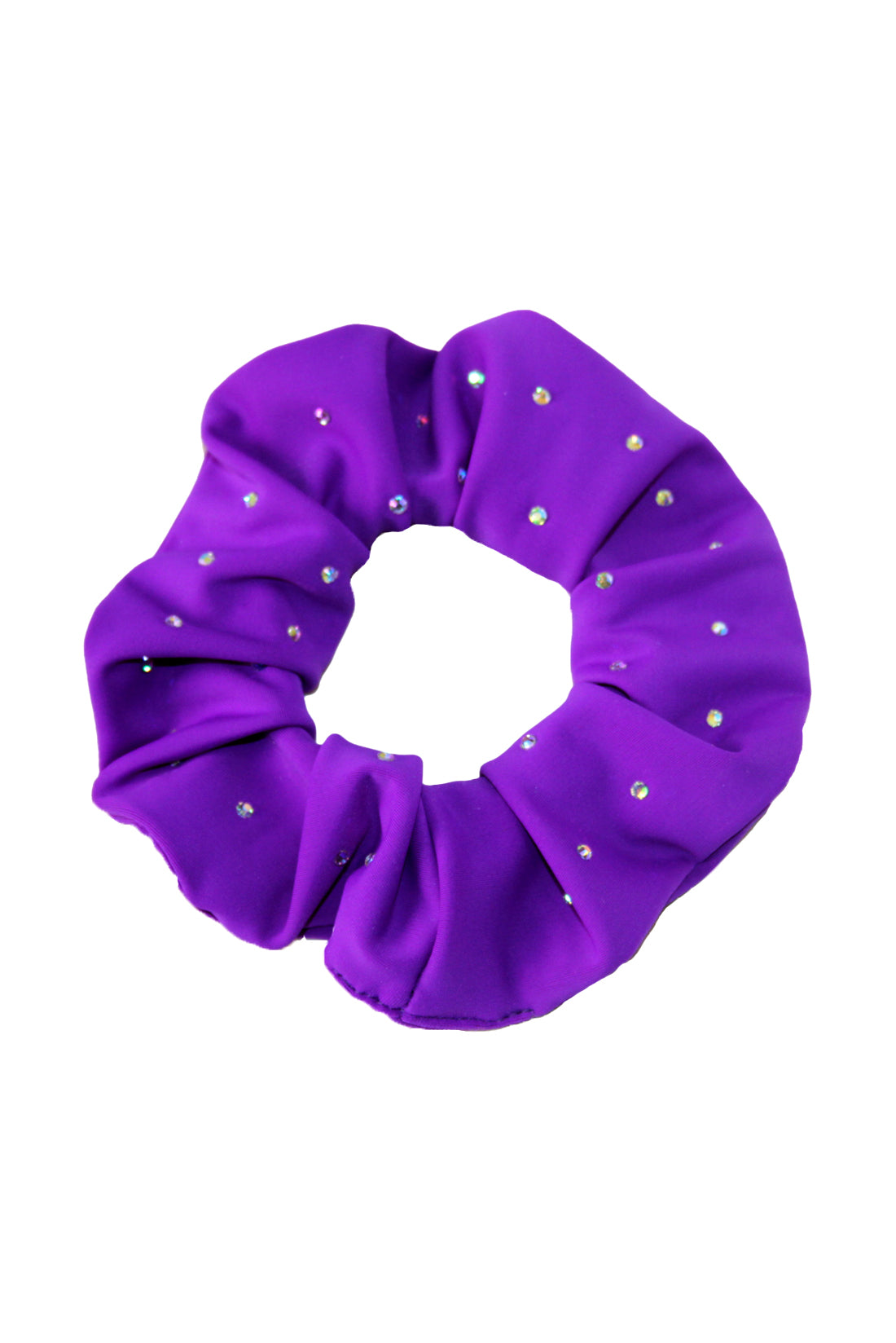 Purple sparkle hair scrunchie