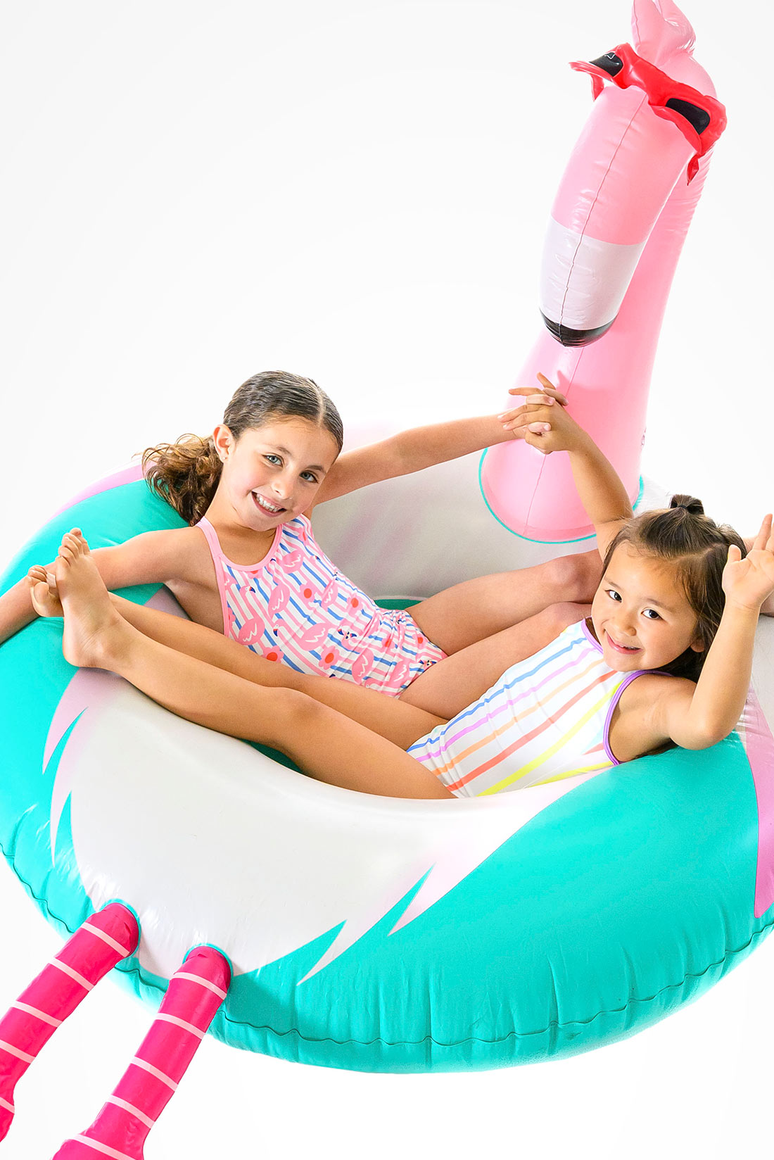 Striped swimsuits for girls by Destira, 2026