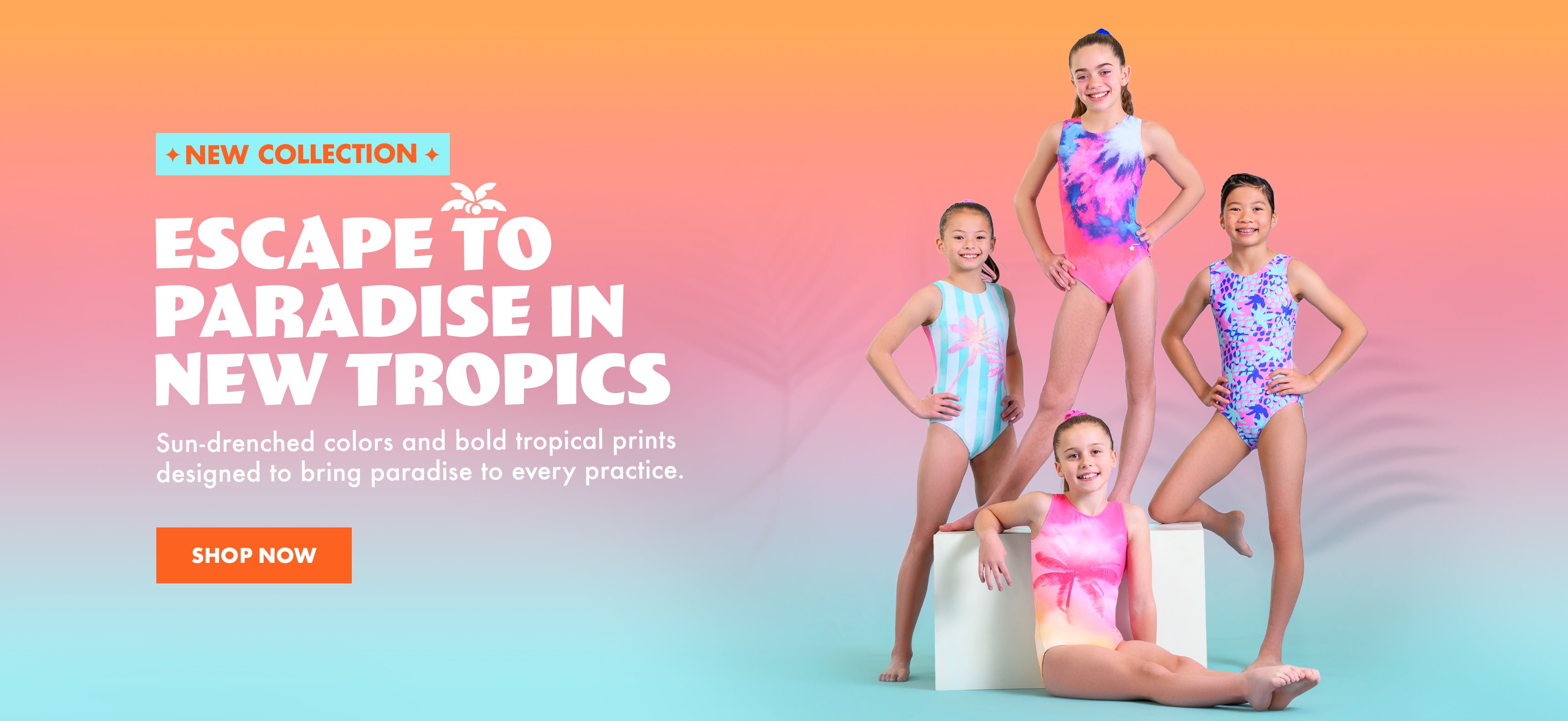 Tropics Girls Gymnastics Leotards collection, Destira 2026