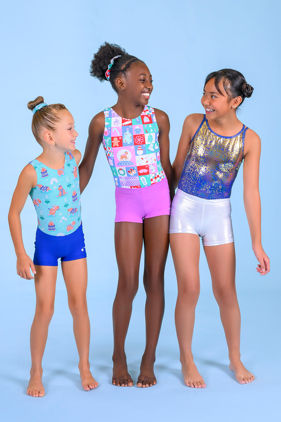 Fun and fetive gymnastics outfits for girls by Destira, 2025