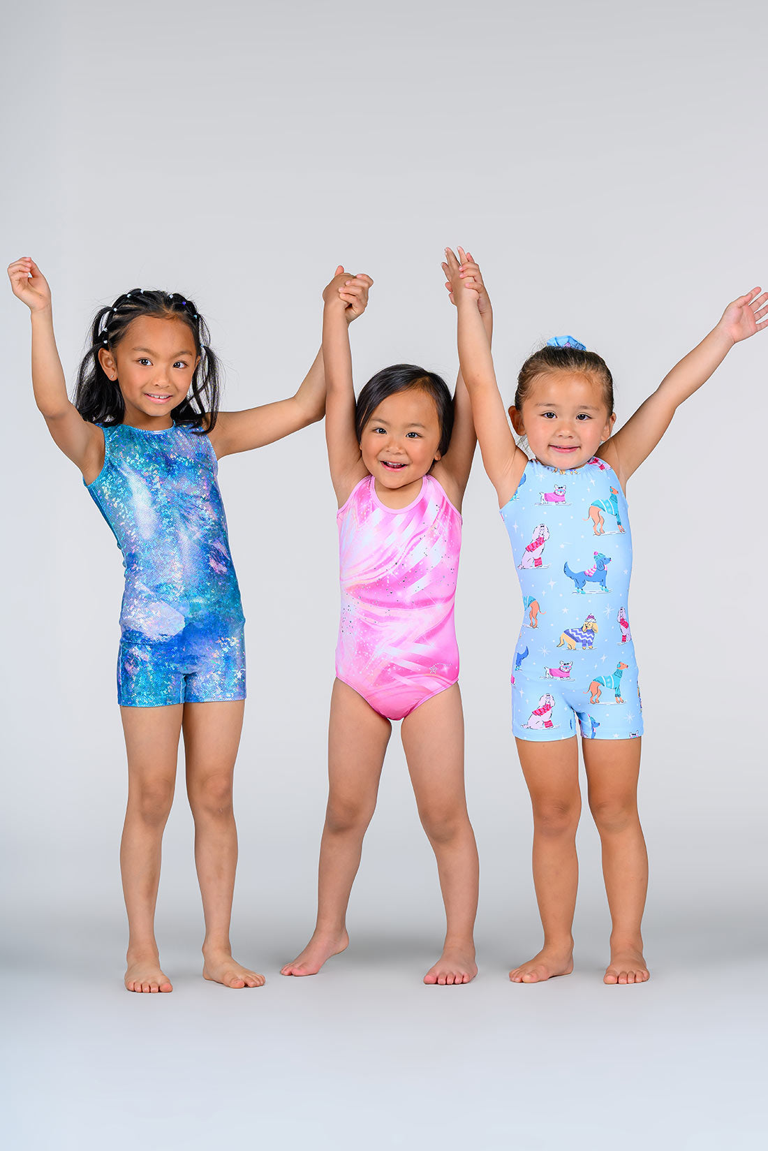 Winter gymnastics outfts for young gymnasts by Destira, 2025
