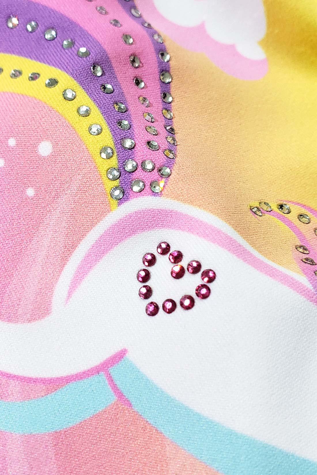 Destira Body Ginnastica Unicorn Doodles Per Bambina - Lycra Leggera, Taglia Child Small (6-7 Anni)