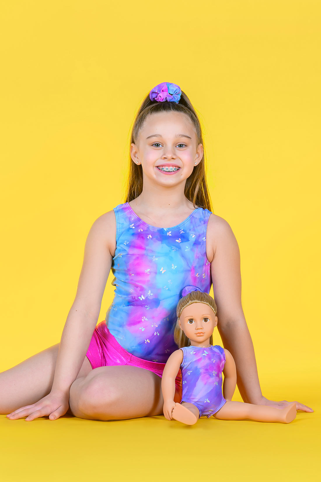 Butterfly Blossom Doll Size Leotard