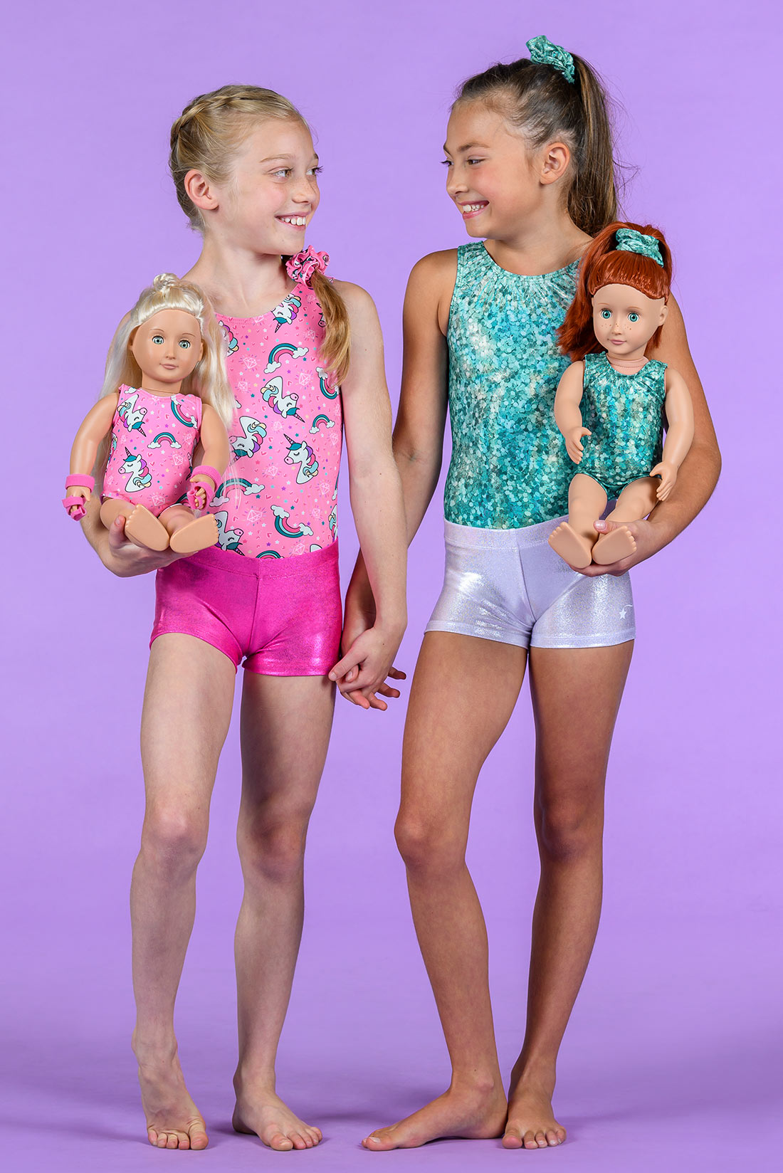 Colorful gymnastics outfits for kids, Destira, 2023
