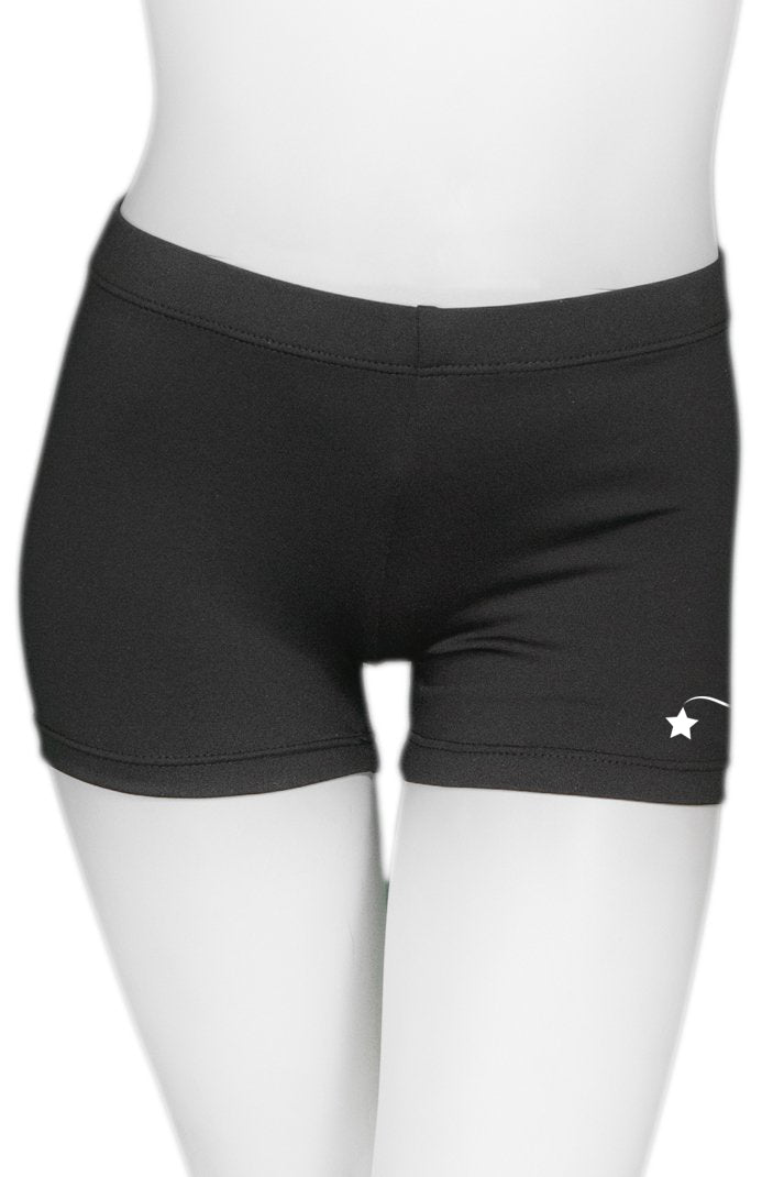 Black sport shorts for gymnastics, Destira, 2023